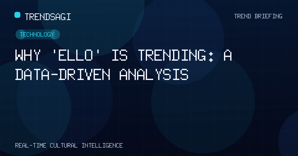 Technology trend image