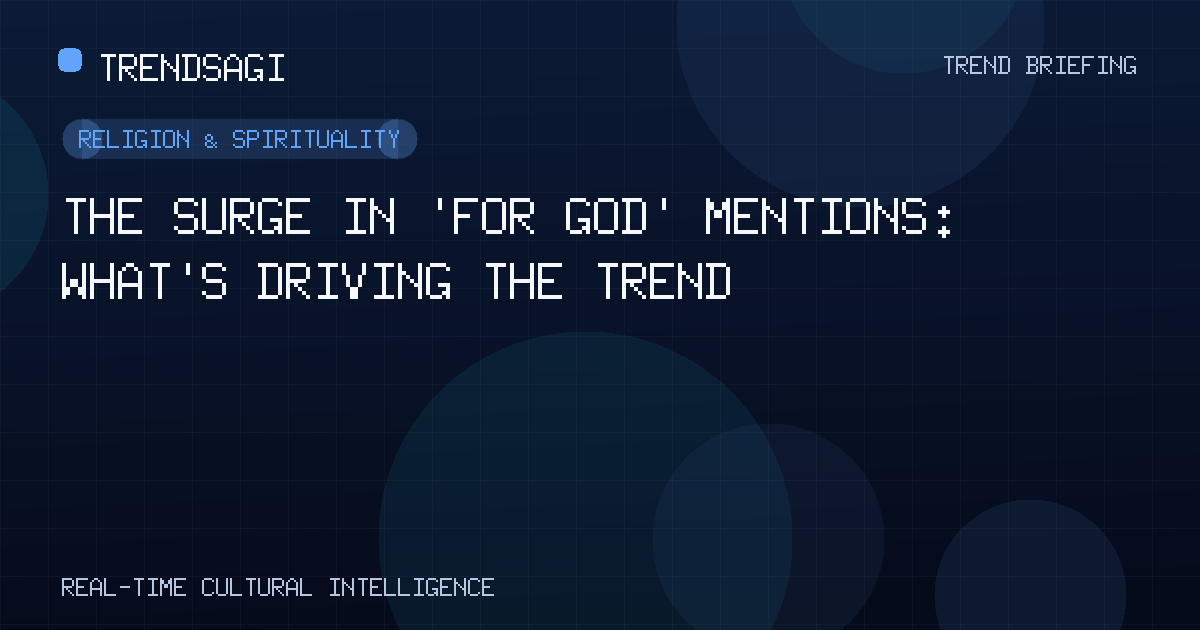 Religion & Spirituality trend image