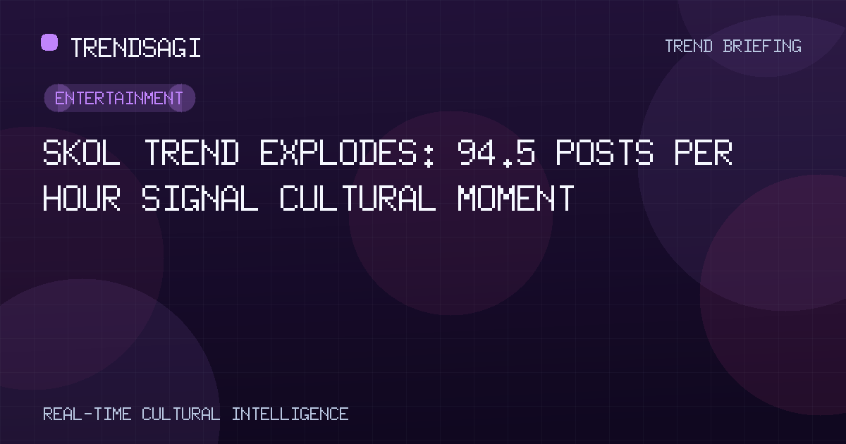 Entertainment trend image