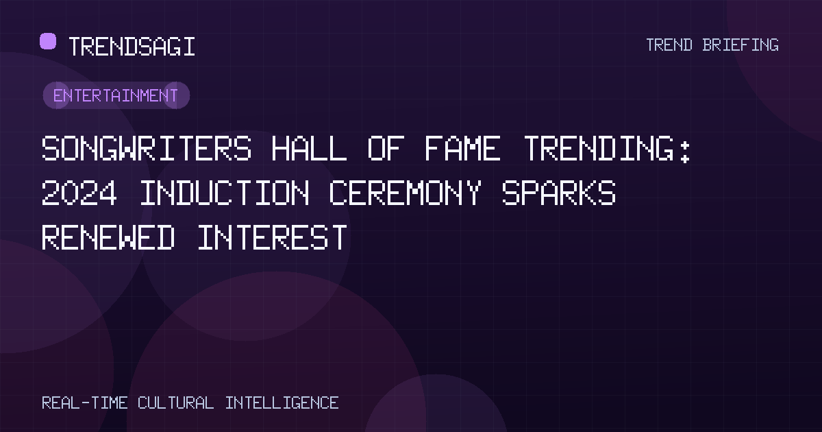 Entertainment trend image