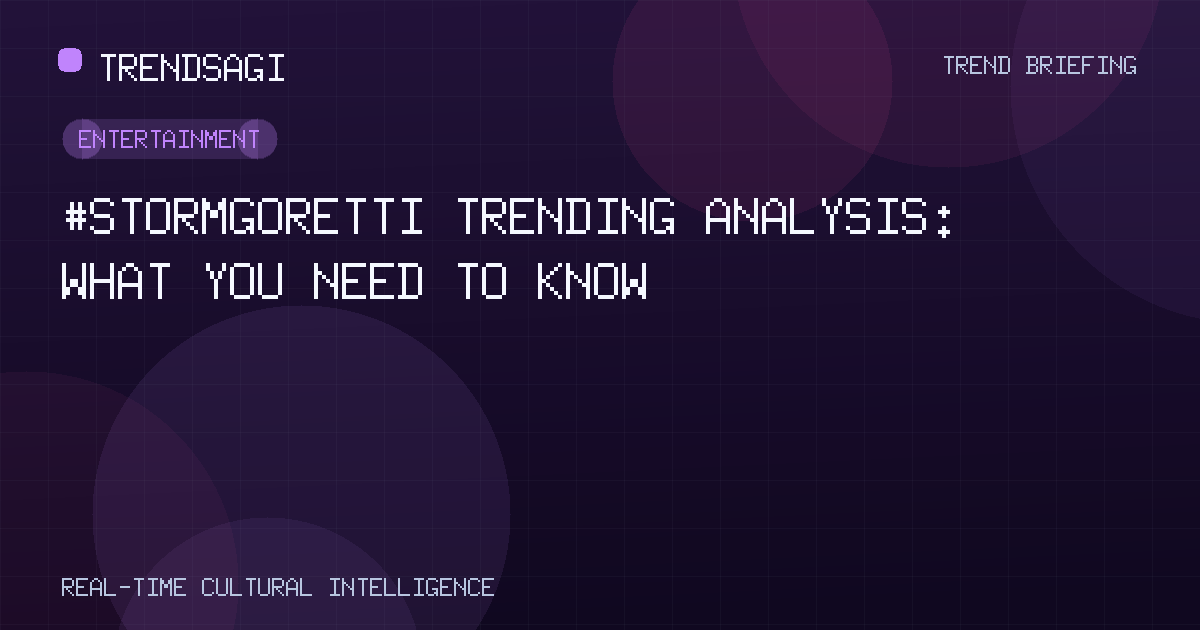 Entertainment trend image