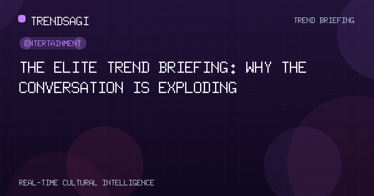 Entertainment trend image