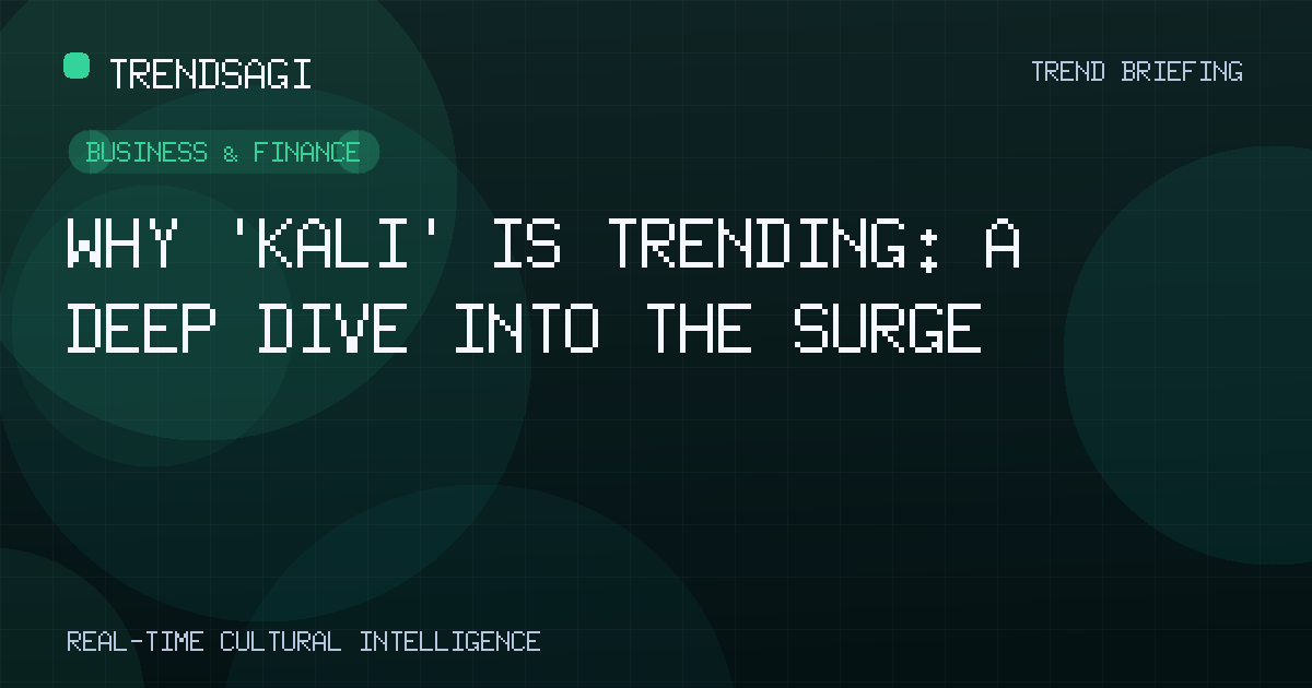 Business & Finance trend image