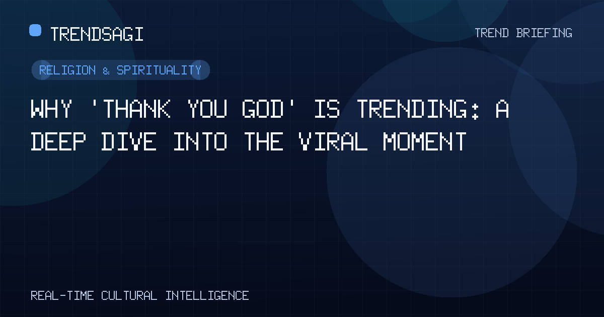 Religion & Spirituality trend image